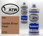 Preview: Kia, Saddle Brown Pearl, DT9: 400ml Sprühdose + 400ml Klarlack - Set, von ATW Autoteile West.